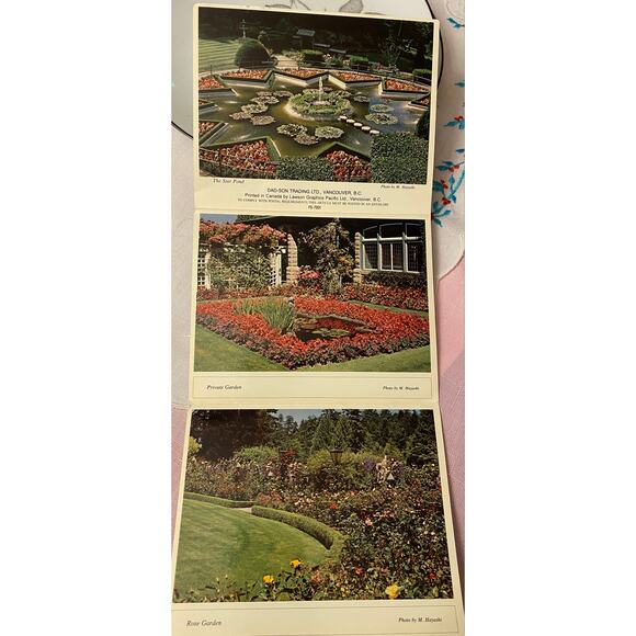 Butchart Gardens Vancouver B.C. Photo Pack Booklet 14 Views - Picture 3 of 6